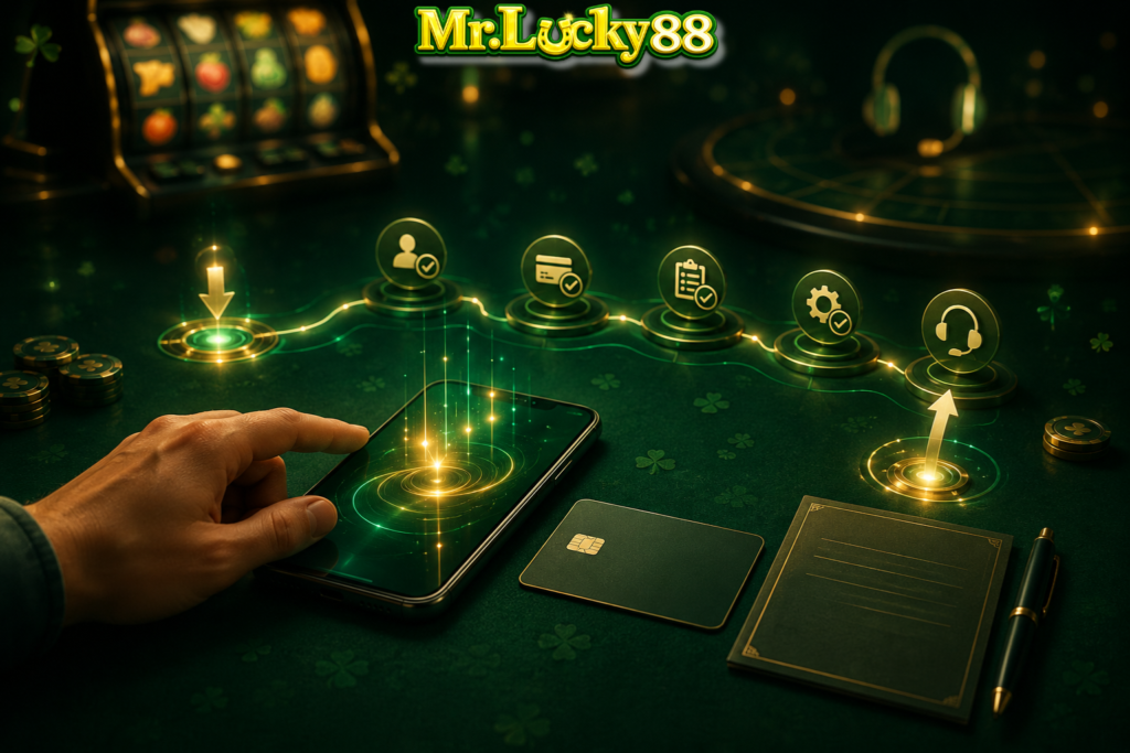 MrLucky88 payment guide showing deposit and withdrawal checks for Malaysia users
