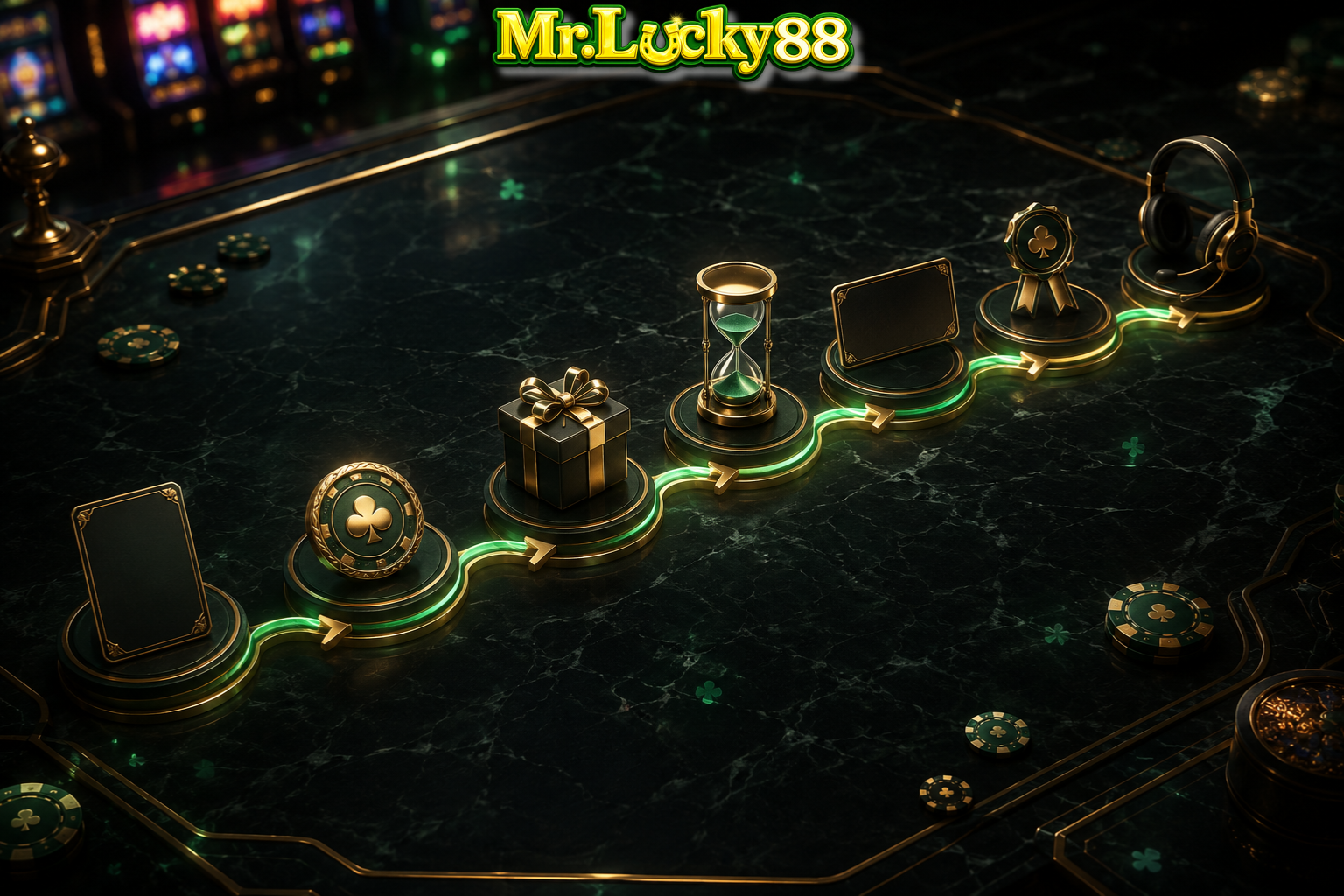 MrLucky88 VIP rewards overview showing VIP level checklist rebate notes reward timing and support access
