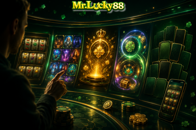 Slot game categories explained for MrLucky88 users with reels bonus features jackpot games and provider selections